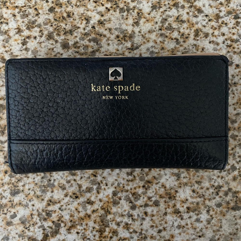 Black Pebbled Leather Wallet